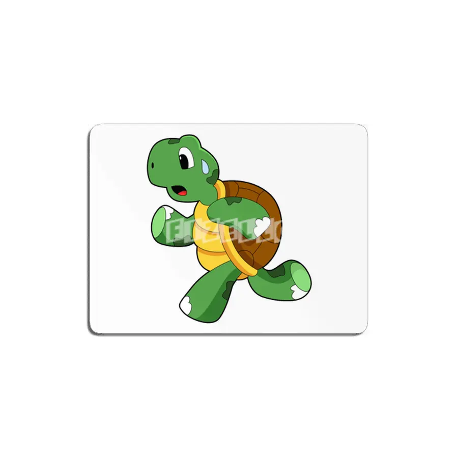 Turtle as Jogger at Running MDF Tablo