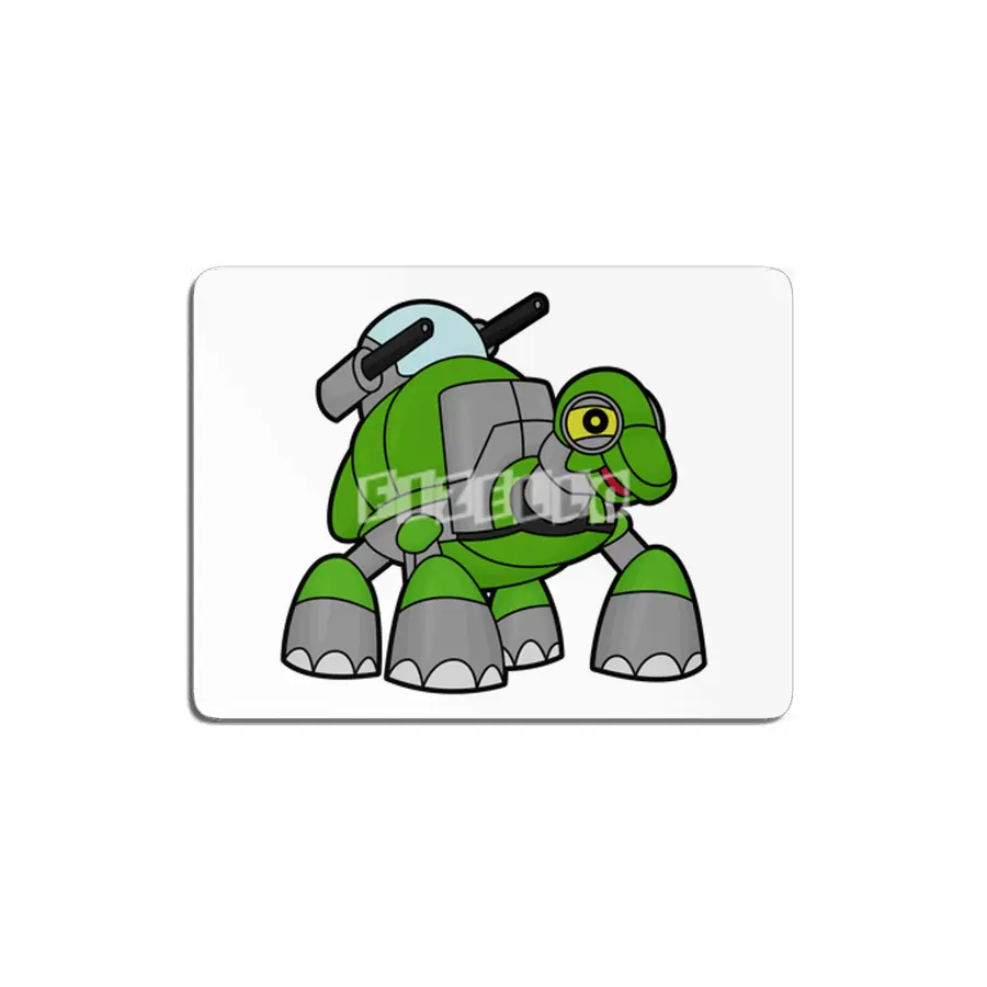 Turtle as Robot with Cannons MDF Tablo