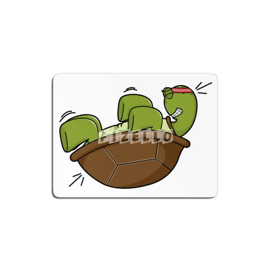 Turtle at Exercise for Abdominla muscles MDF Tablo