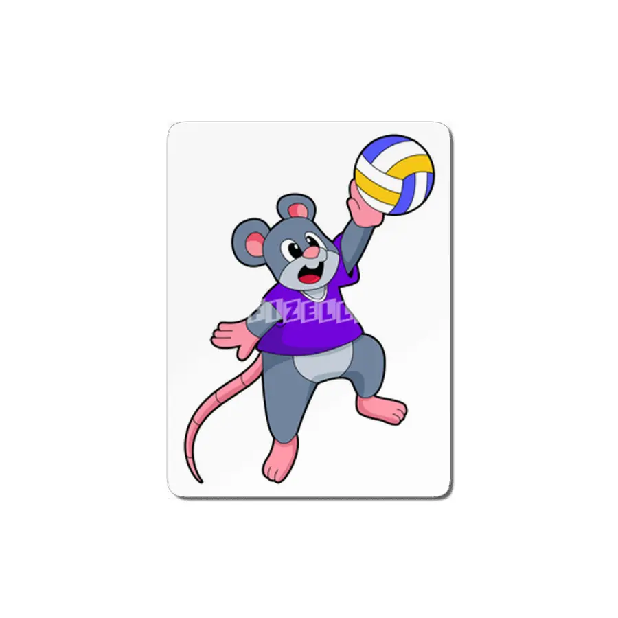 Rat at Volleyball Sports MDF Tablo