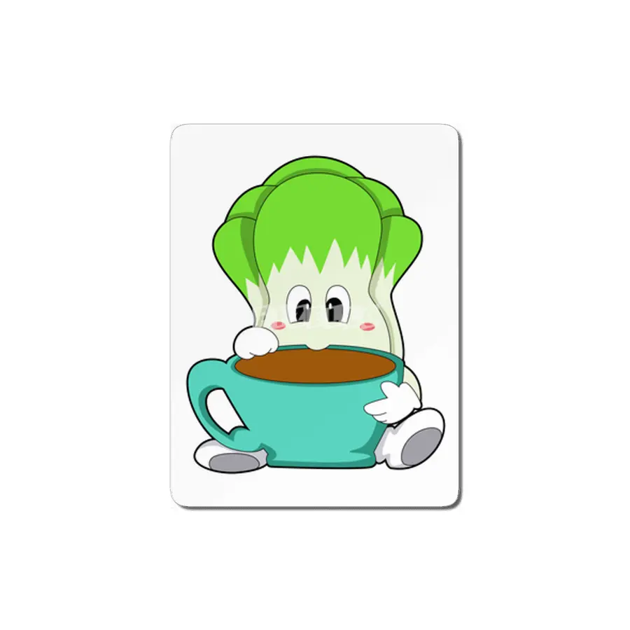 Salad with Cup of Coffee MDF Tablo
