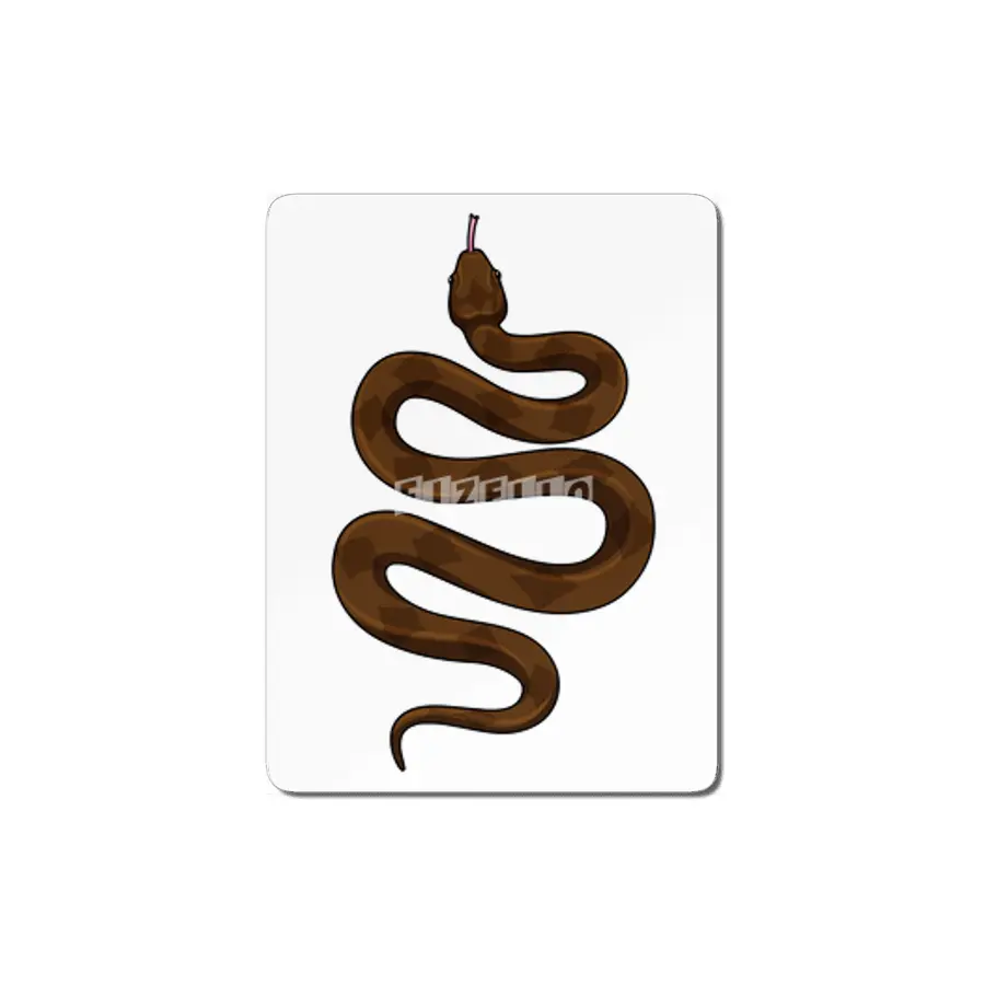 Snake with brown Stripes MDF Tablo