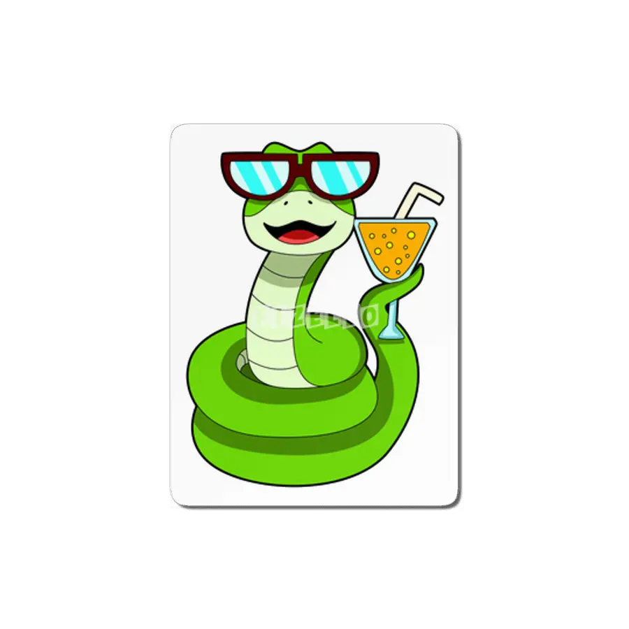 Snake with Drink MDF Tablo