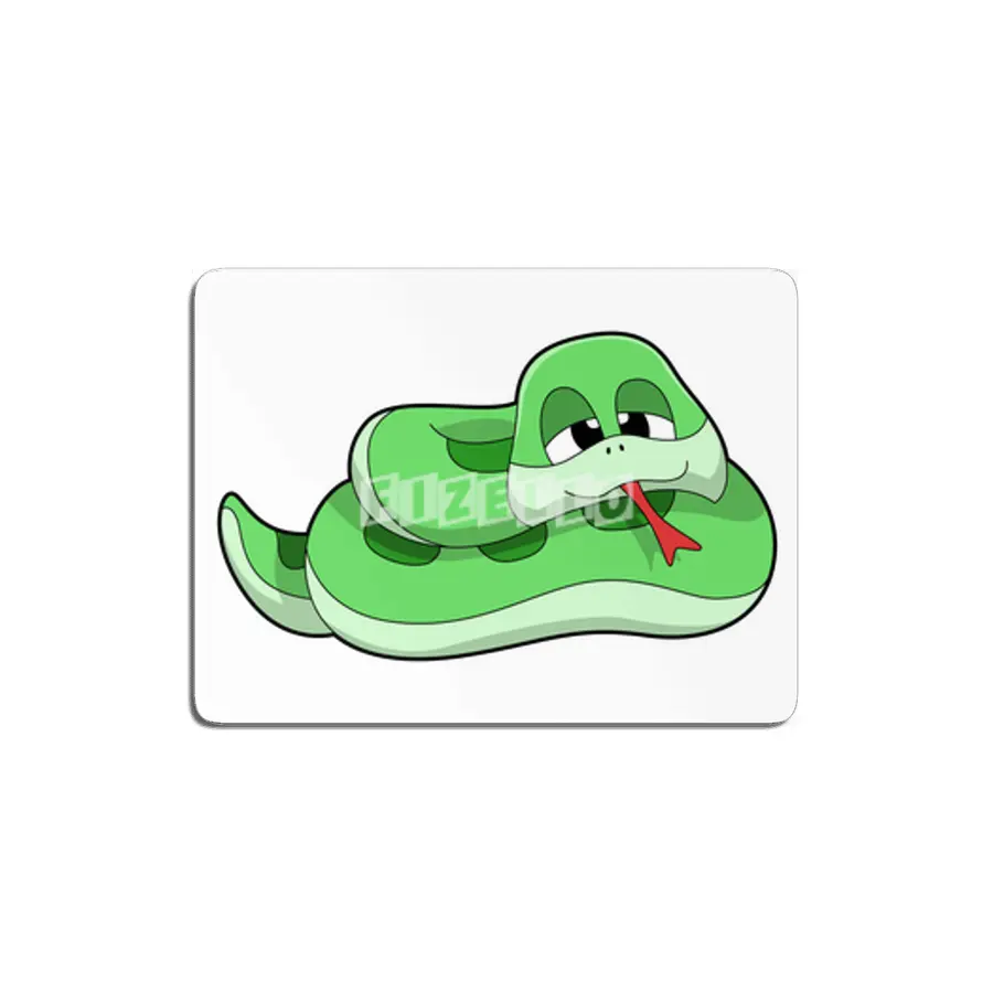 Snake with green Stains MDF Tablo