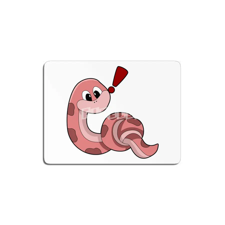 Snake with red Stains MDF Tablo