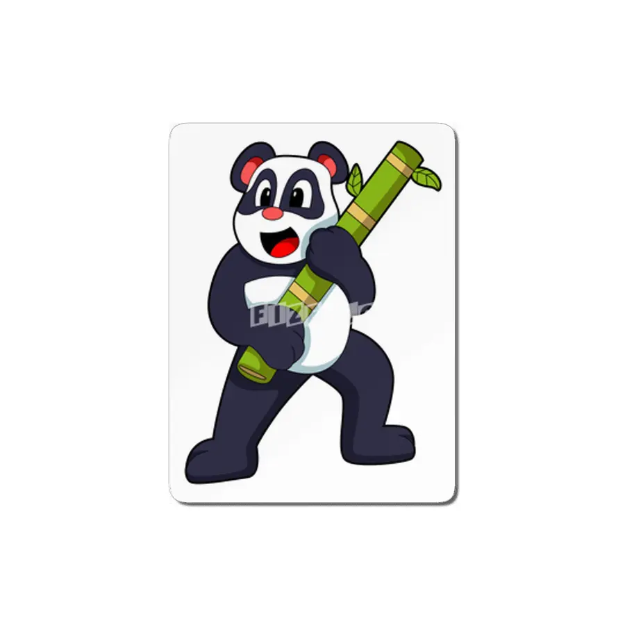 Panda with Bamboo MDF Tablo