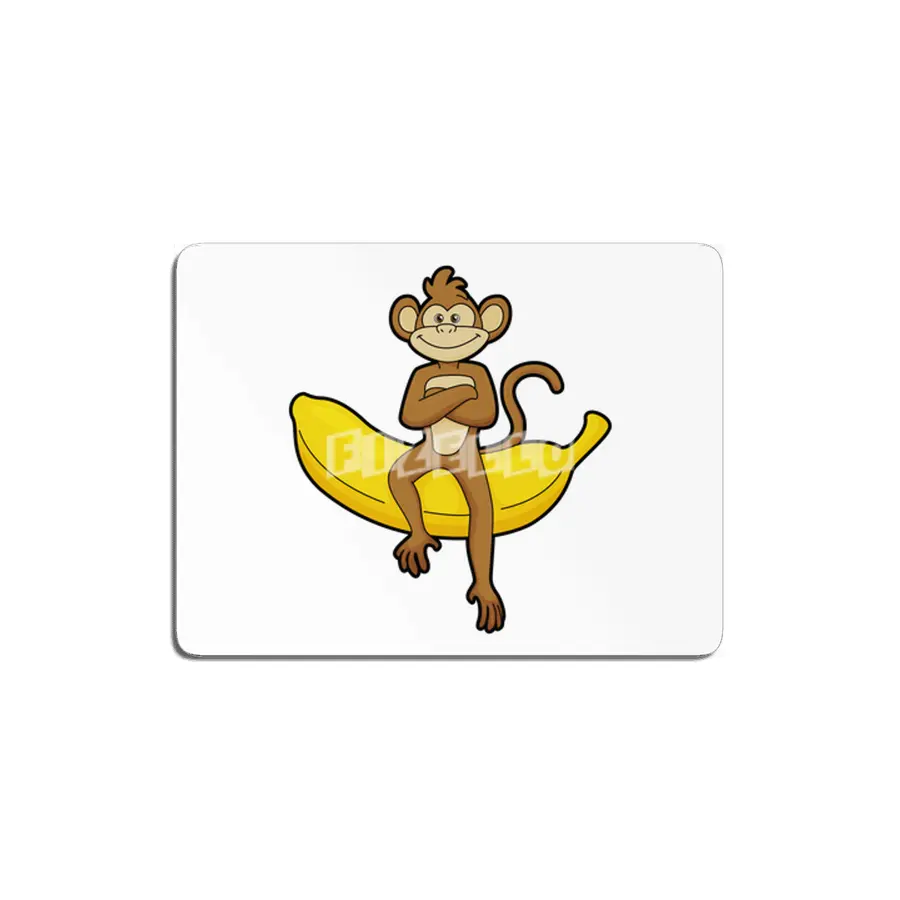 Monkey with Banana MDF Tablo