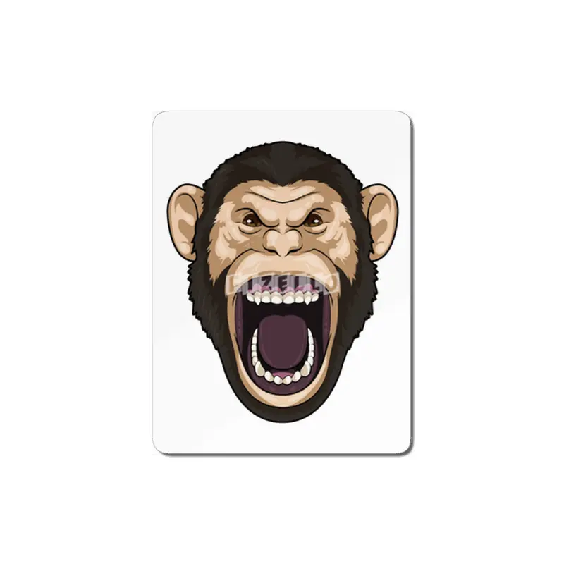 Monkey with black Hairs MDF Tablo