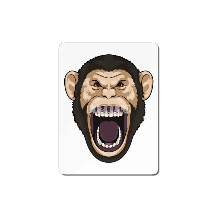 Monkey with black Hairs MDF Tablo