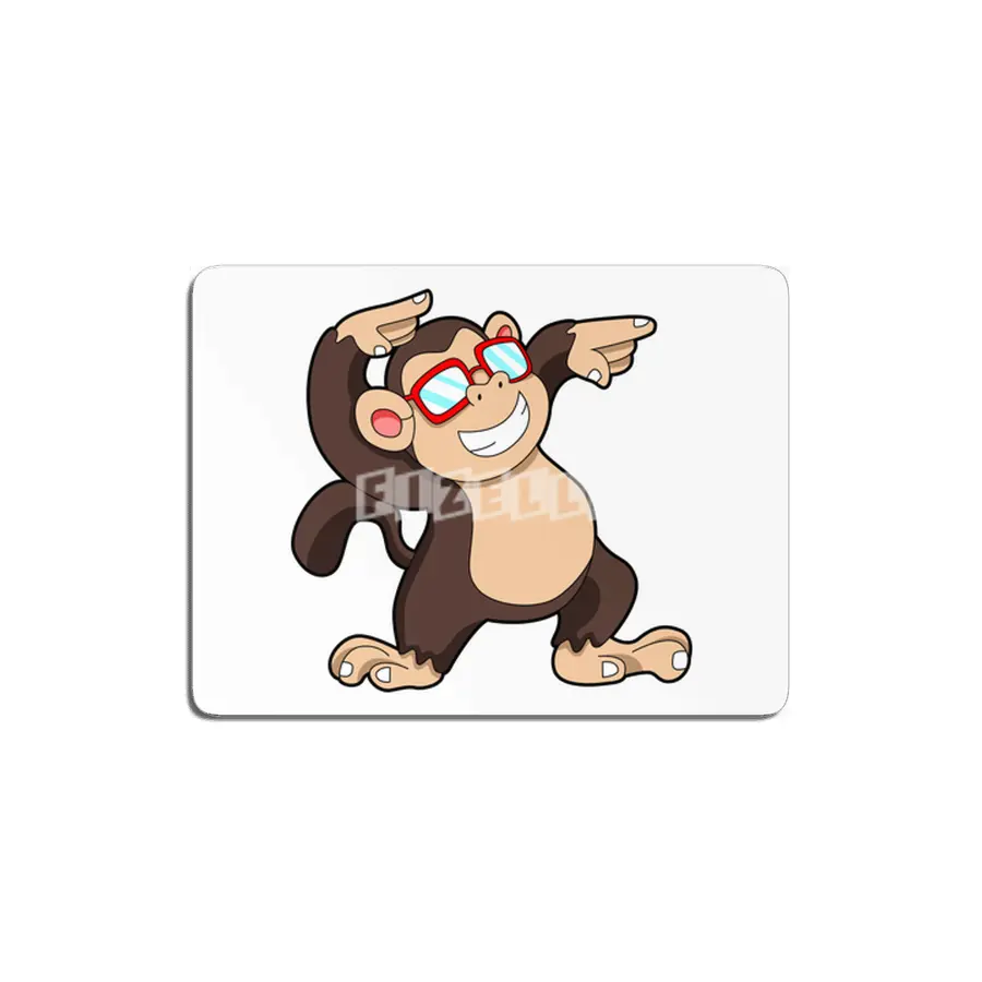 Monkey with Sunglasses MDF Tablo