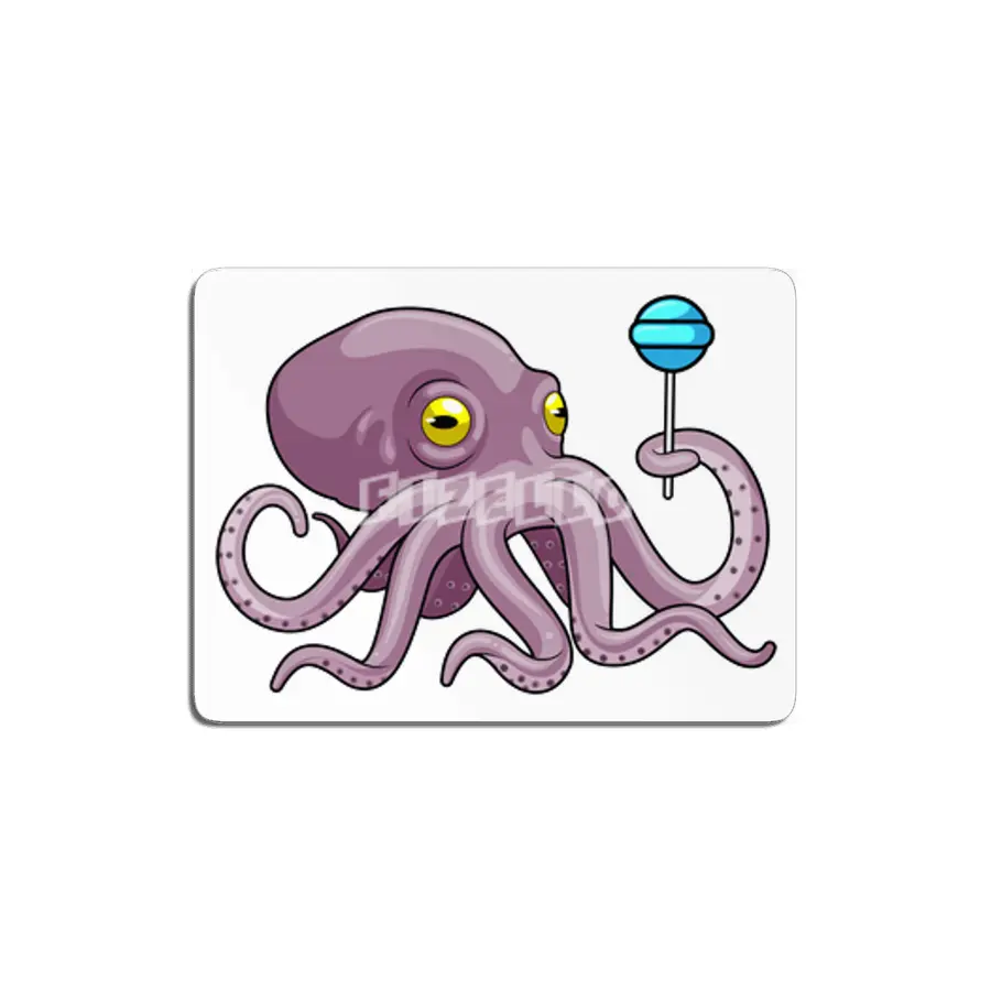 Octopus with Lollipop MDF Tablo