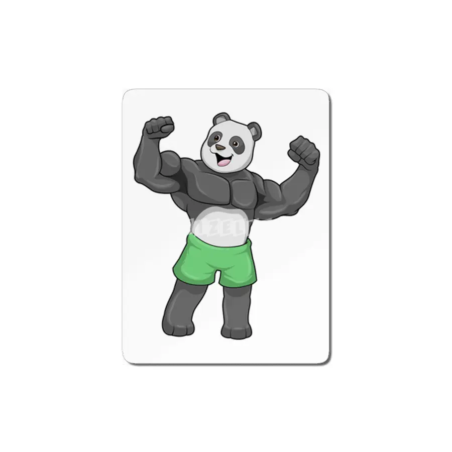 Panda as Bodybuilder at Bodybuilding MDF Tablo
