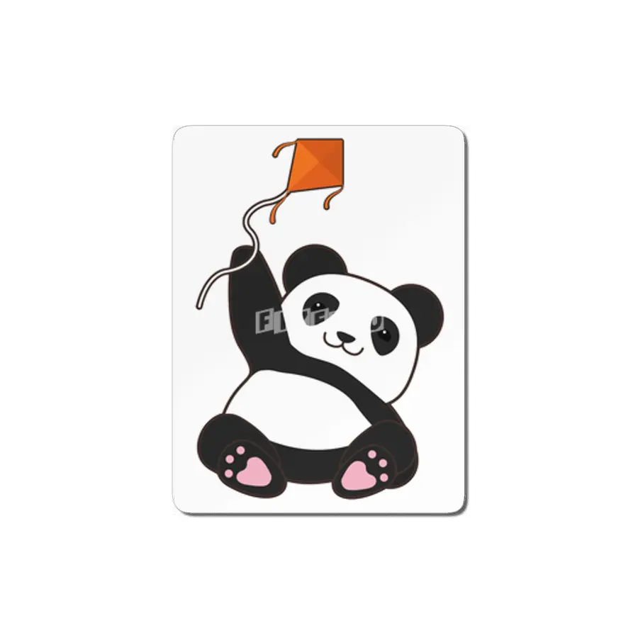 Panda with Kite MDF Tablo