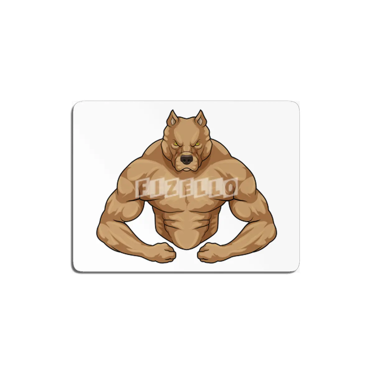 Pitbull as Bodybuilder extreme MDF Tablo