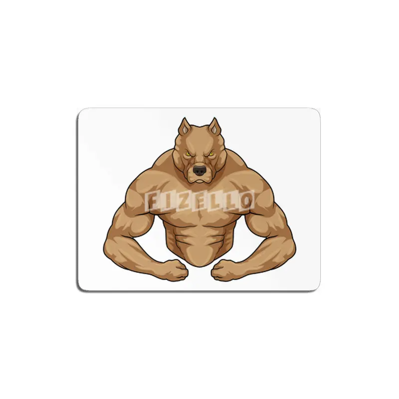 Pitbull as Bodybuilder extreme MDF Tablo