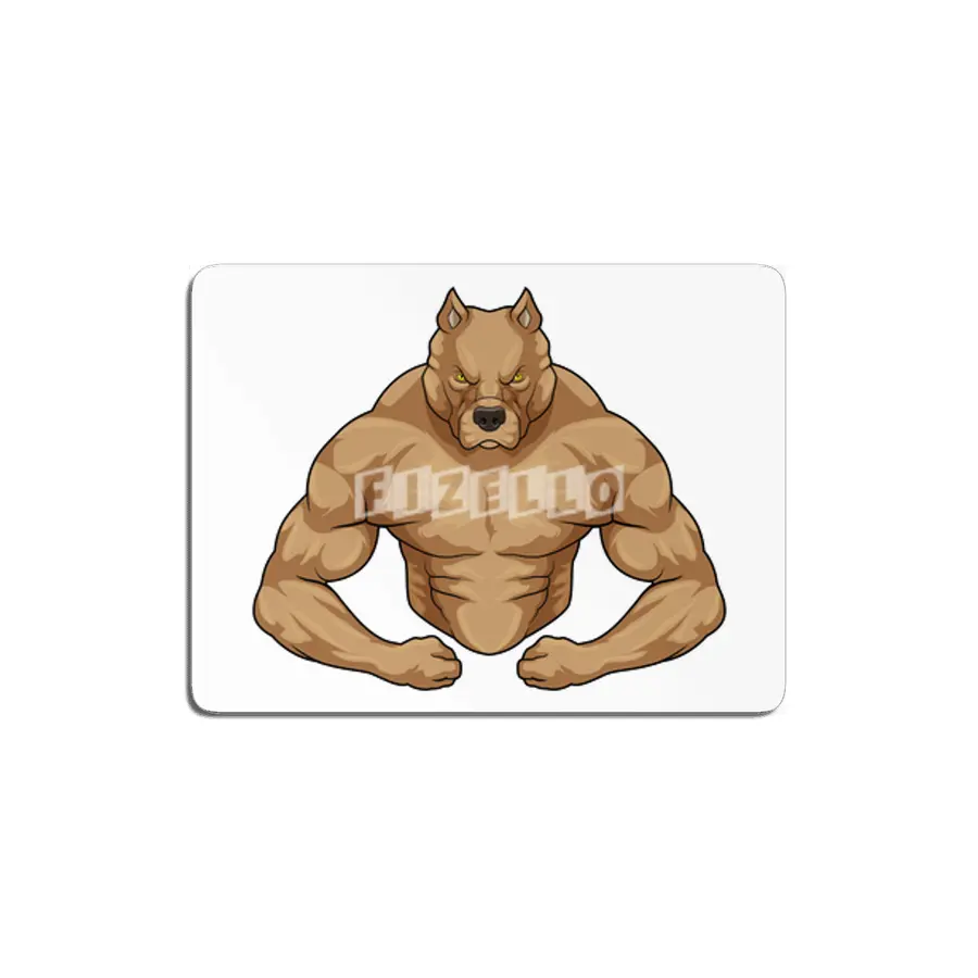 Pitbull as Bodybuilder extreme MDF Tablo
