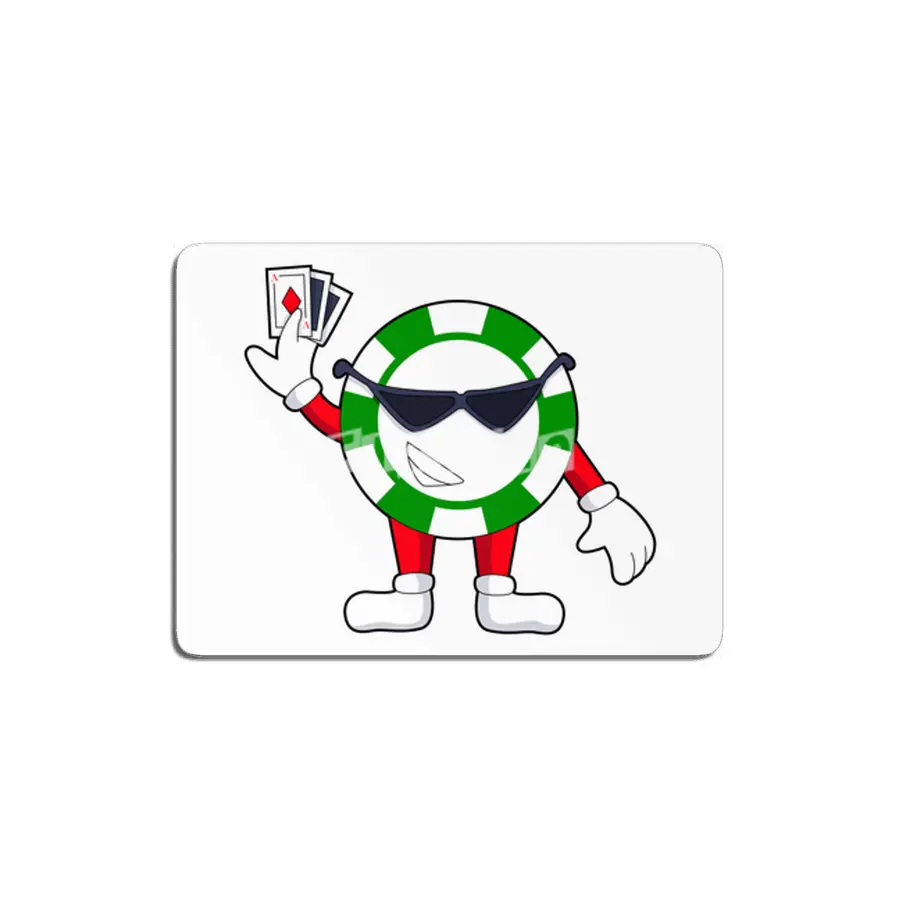 Poker chip with Poker cards MDF Tablo