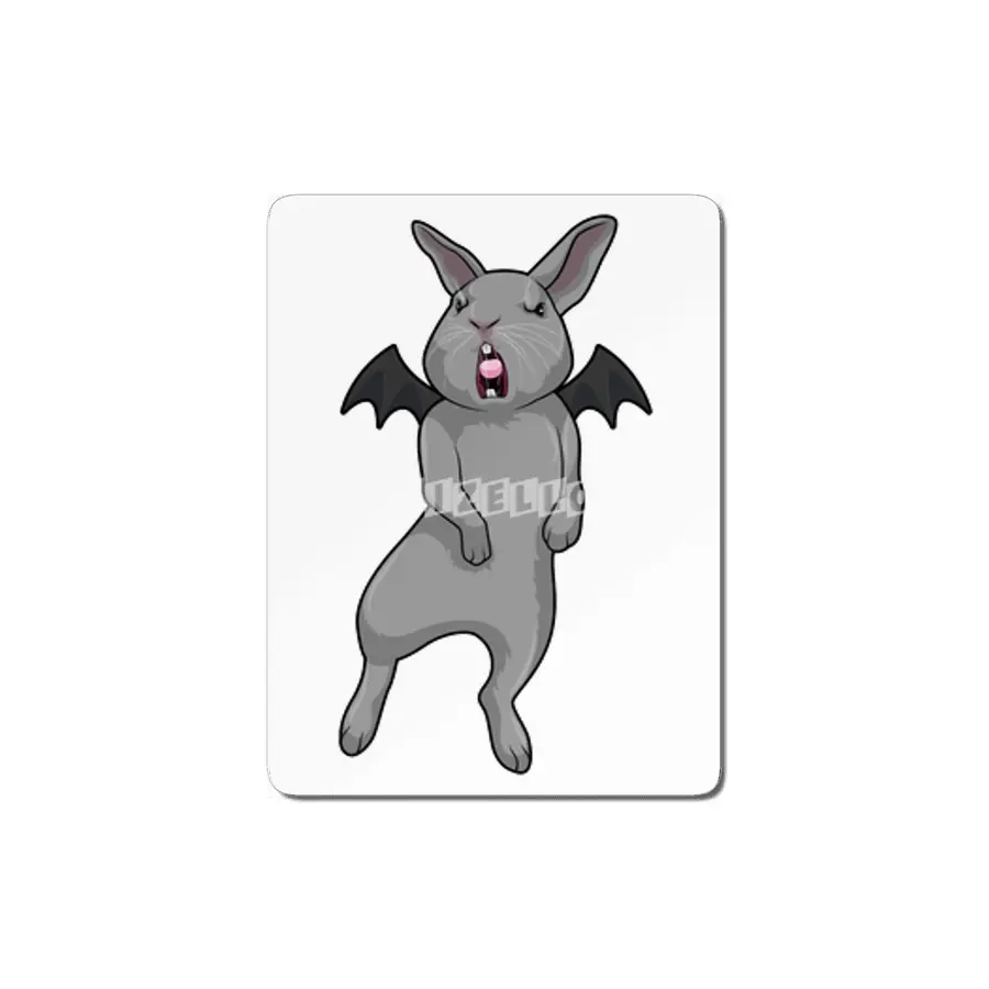 Rabbit with Bat wing MDF Tablo