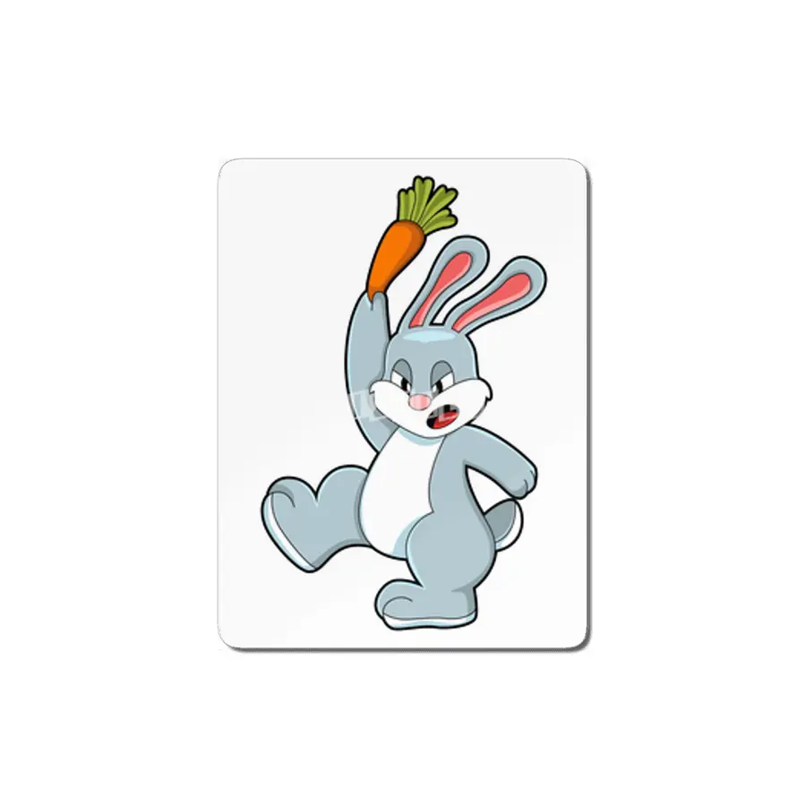 Rabbit with Carrot MDF Tablo