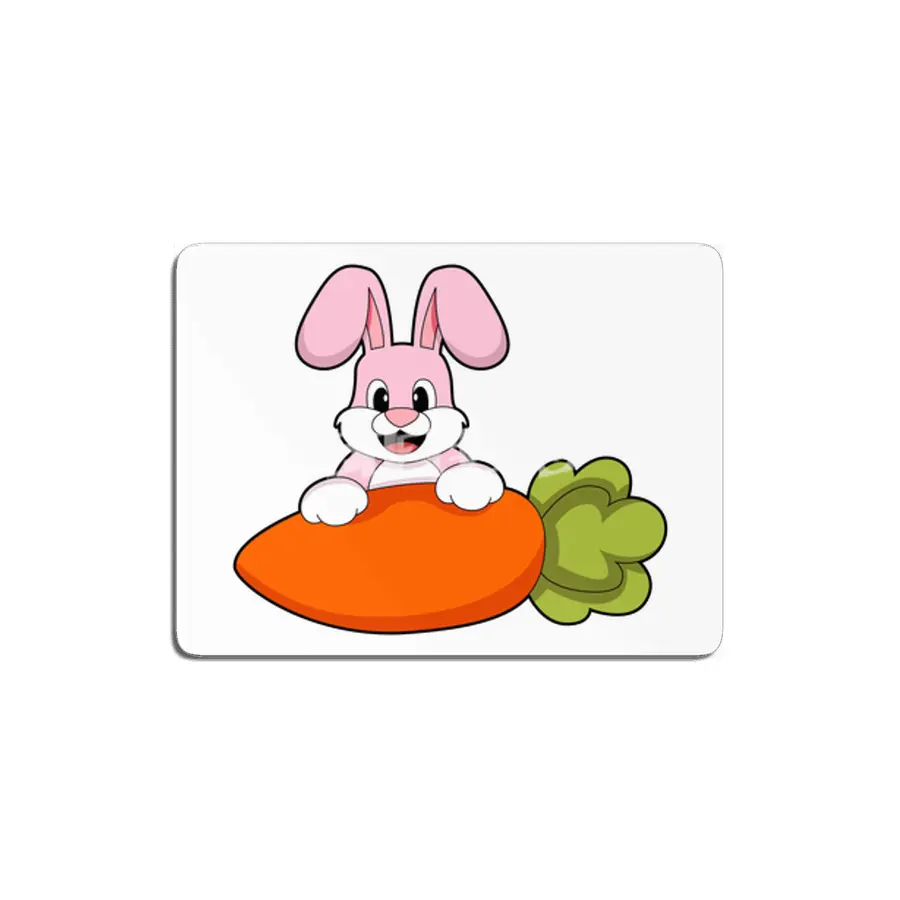 Rabbit with Carrot MDF Tablo