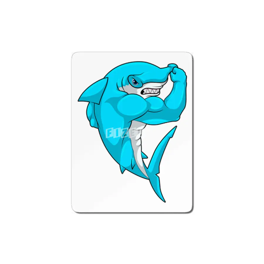 Hammerhead shark as Bodybuilder at Bodybuilding MDF Tablo