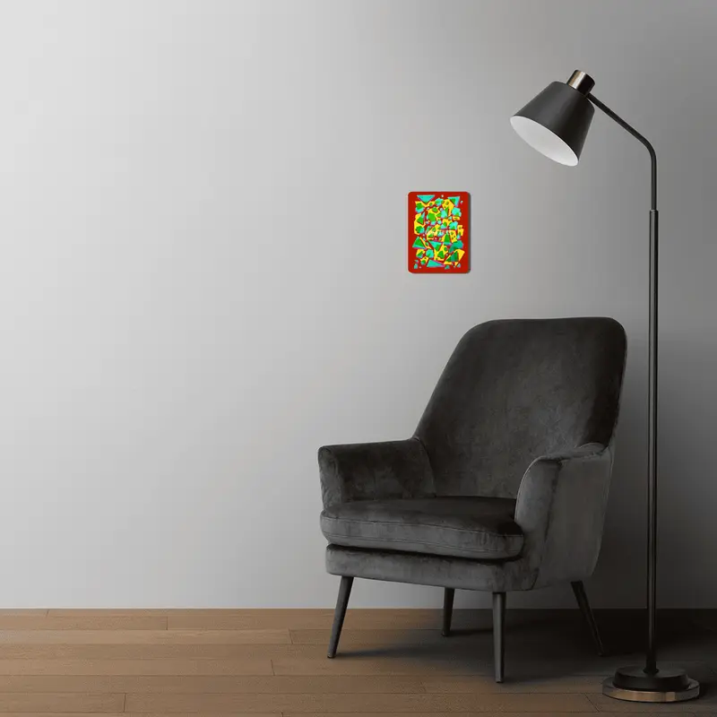 Pizza Party MDF Tablo