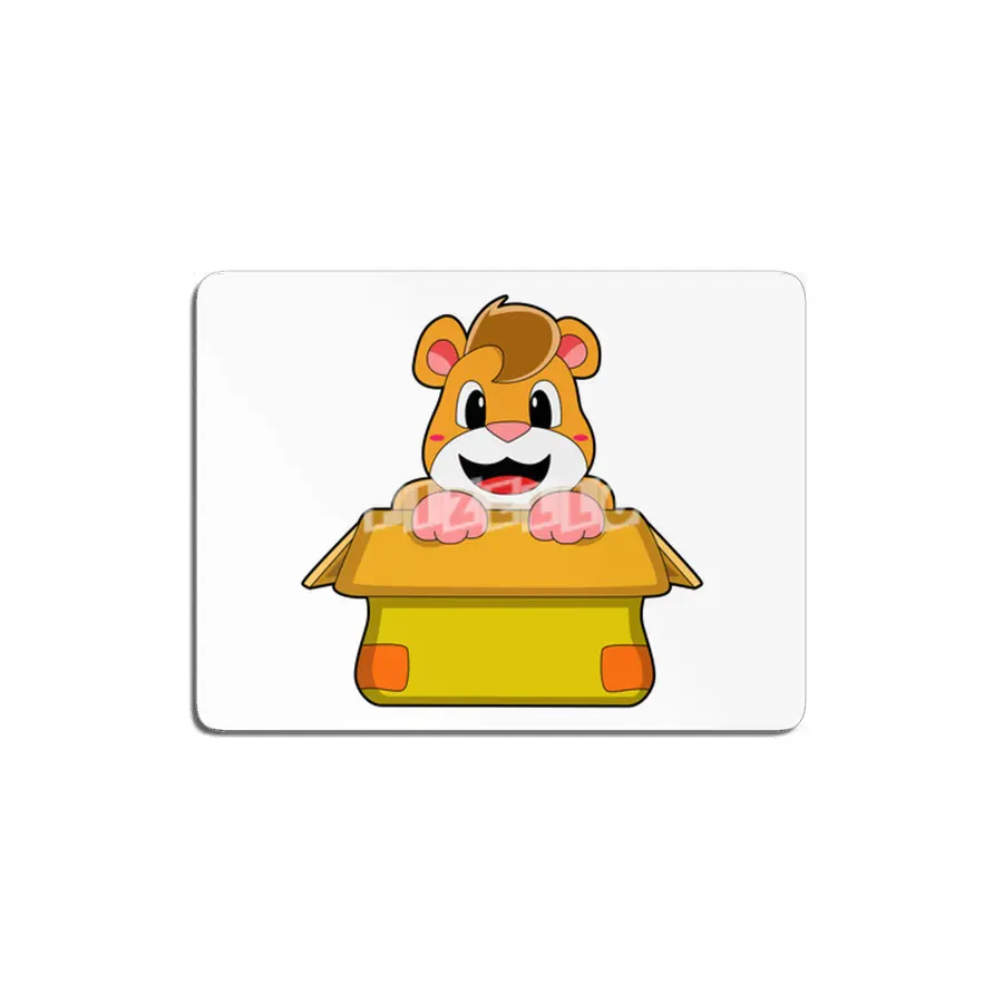 Hamster with Box MDF Tablo