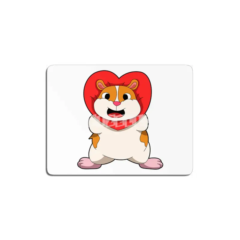 Hamster with Heart MDF Tablo