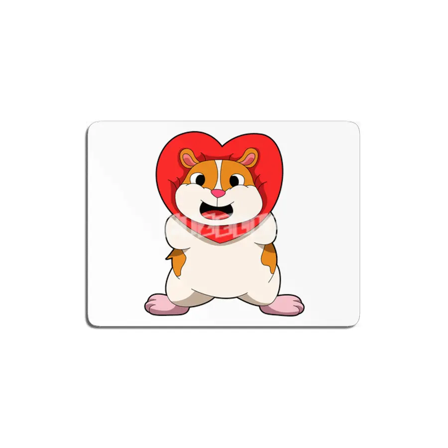Hamster with Heart MDF Tablo