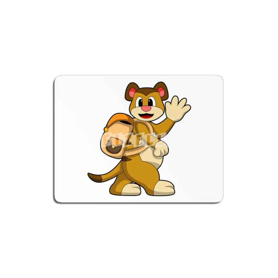 Meerkat with Backpack MDF Tablo