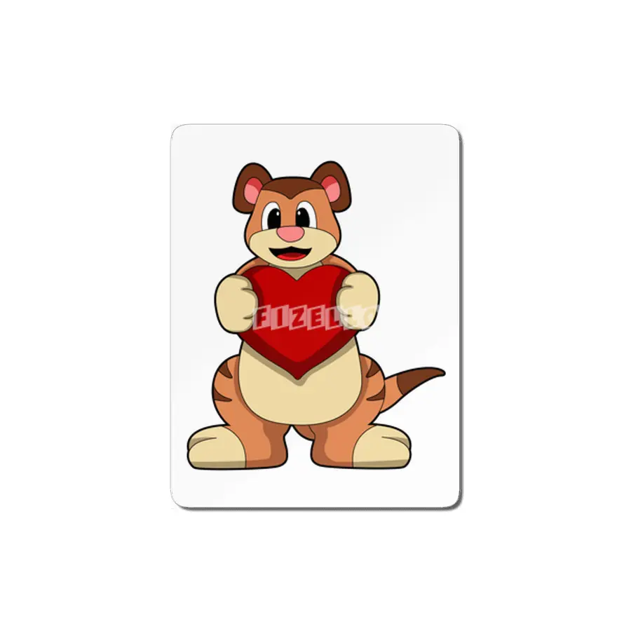 Meerkat with Heart MDF Tablo