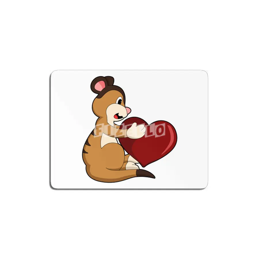 Meerkat with Heart MDF Tablo