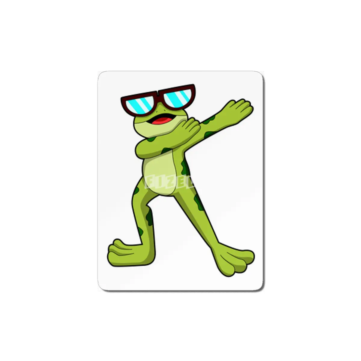 Frog at Hip Hop Dance MDF Tablo