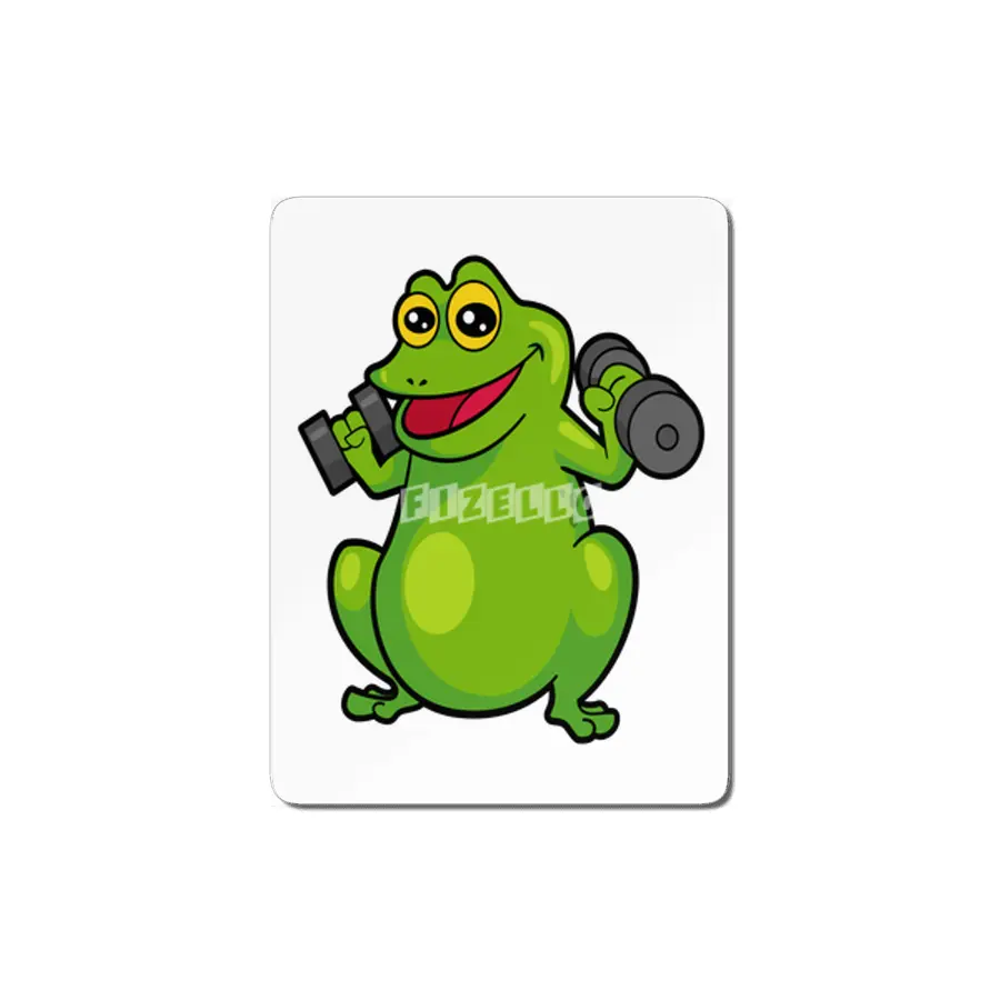Frog at shoulder training with Dumbbells MDF Tablo