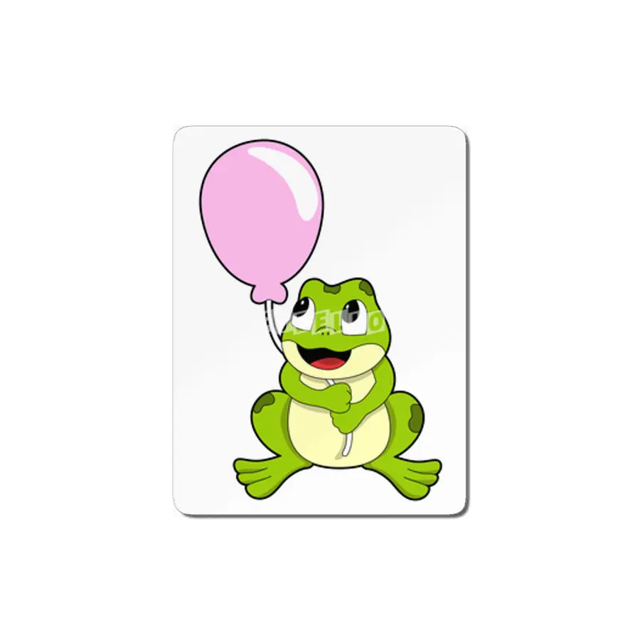 Frog with Balloon MDF Tablo