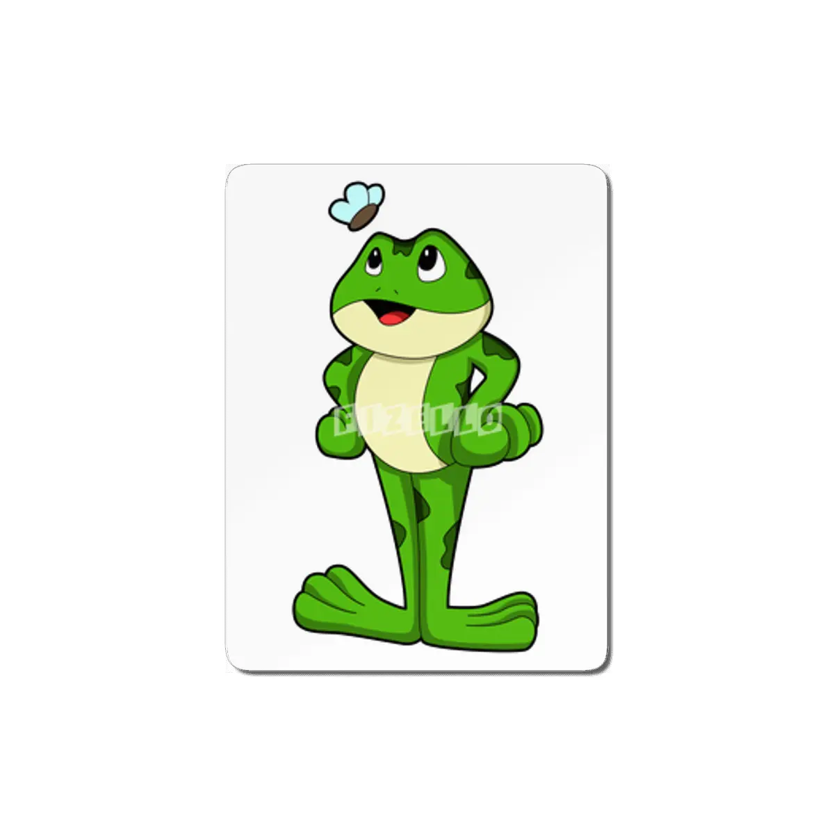 Frog with Fly MDF Tablo