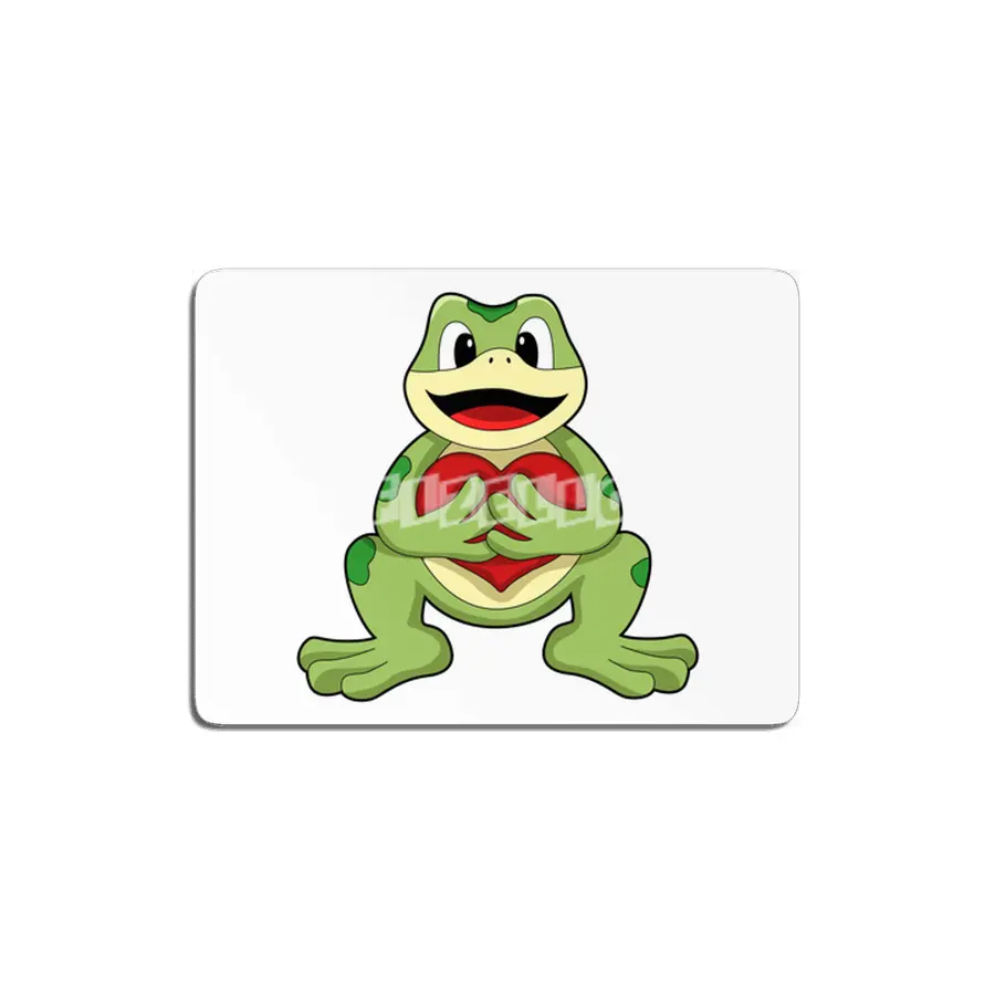 Frog with Heart MDF Tablo
