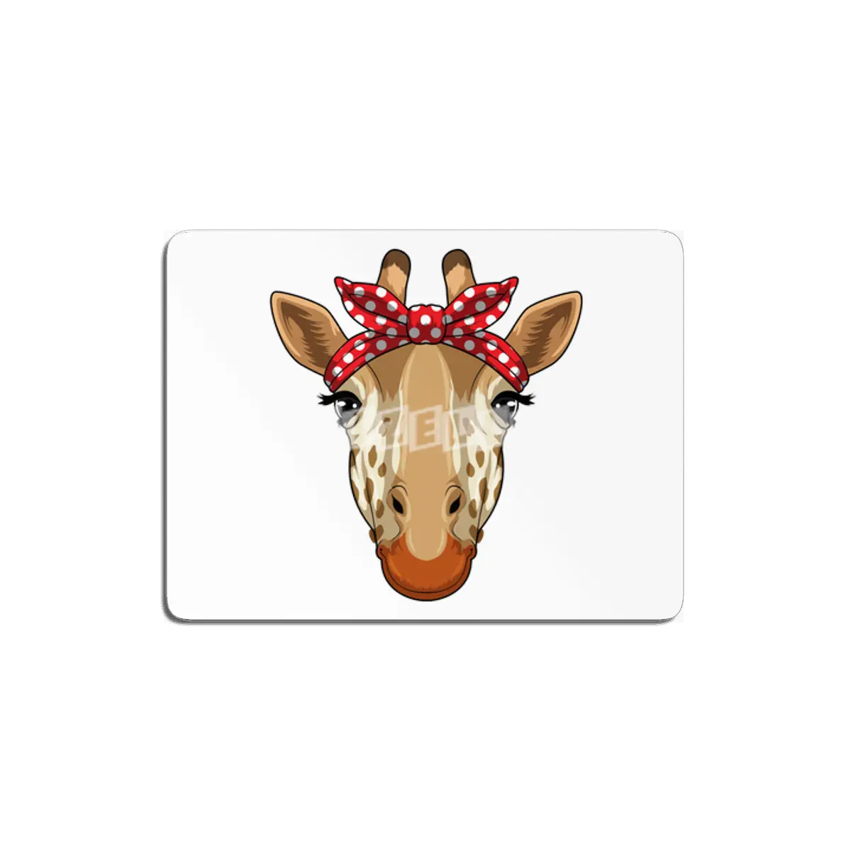 Giraffe with Bandana MDF Tablo