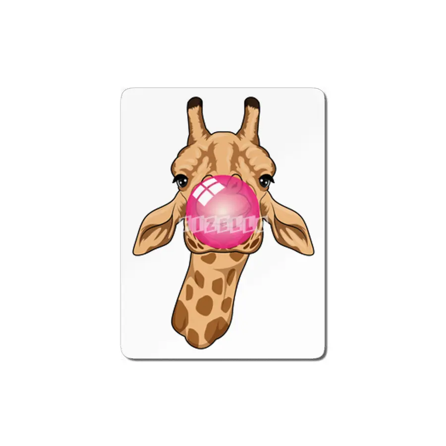 Giraffe with Bubblegum MDF Tablo
