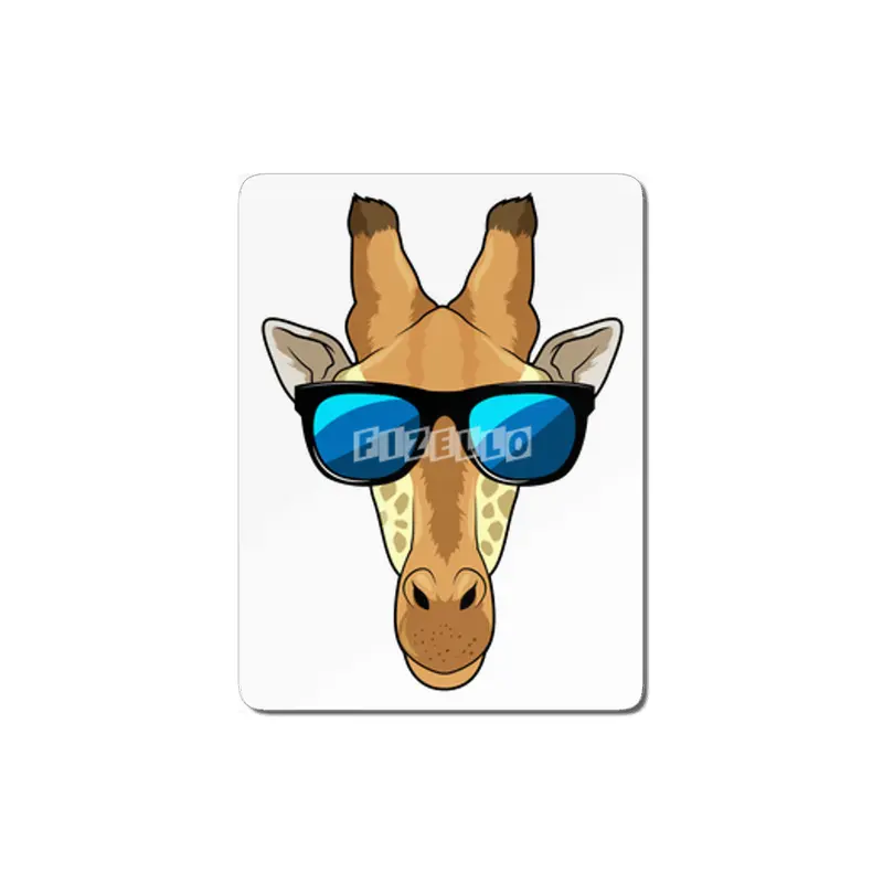 Giraffe with Sunglasses MDF Tablo