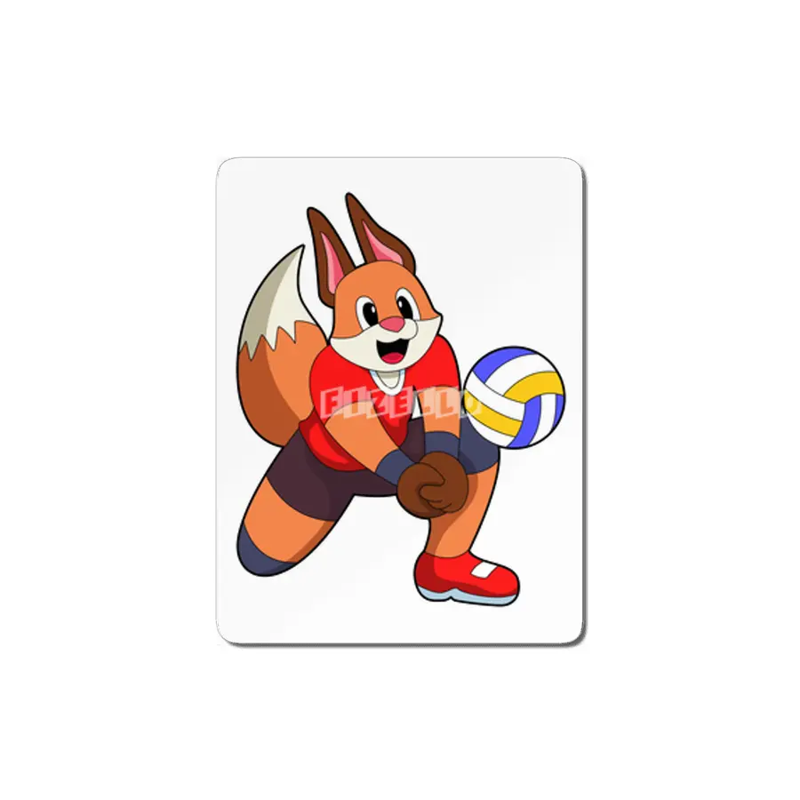Fox at Volleyball Sports MDF Tablo