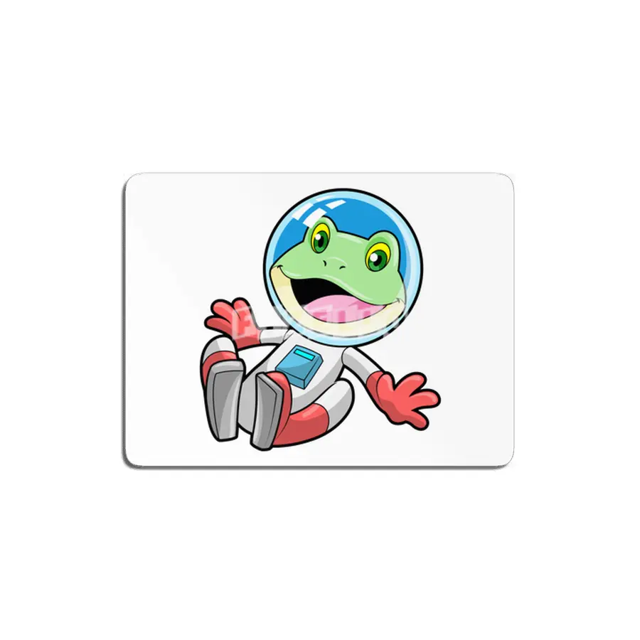 Frog Astronaut Costume Space MDF Tablo