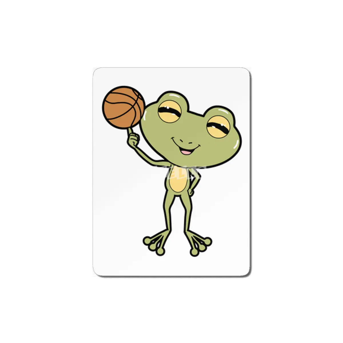 Frog at Basketball Sports MDF Tablo