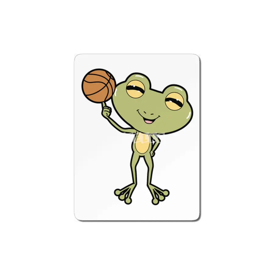 Frog at Basketball Sports MDF Tablo