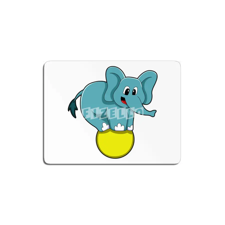 Elephant at Circus MDF Tablo