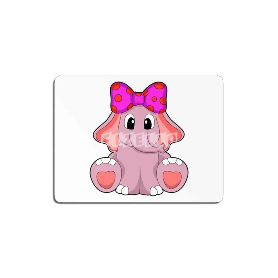 Elephant with Ribbon MDF Tablo