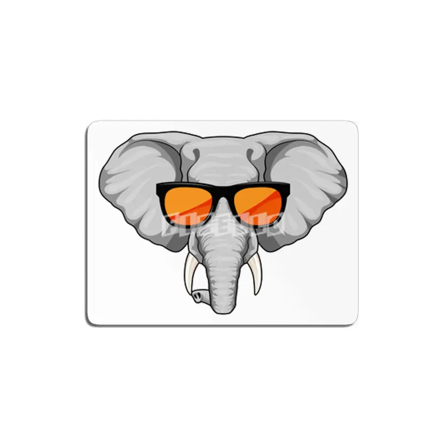 Elephant with Sunglasses MDF Tablo