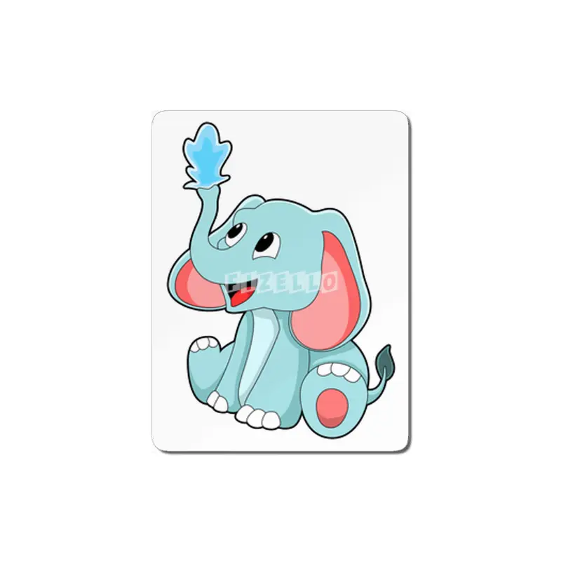 Elephant with Water MDF Tablo