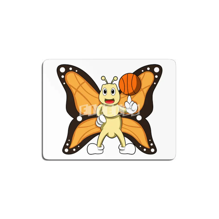 Butterfly as Sports with Basketball MDF Tablo