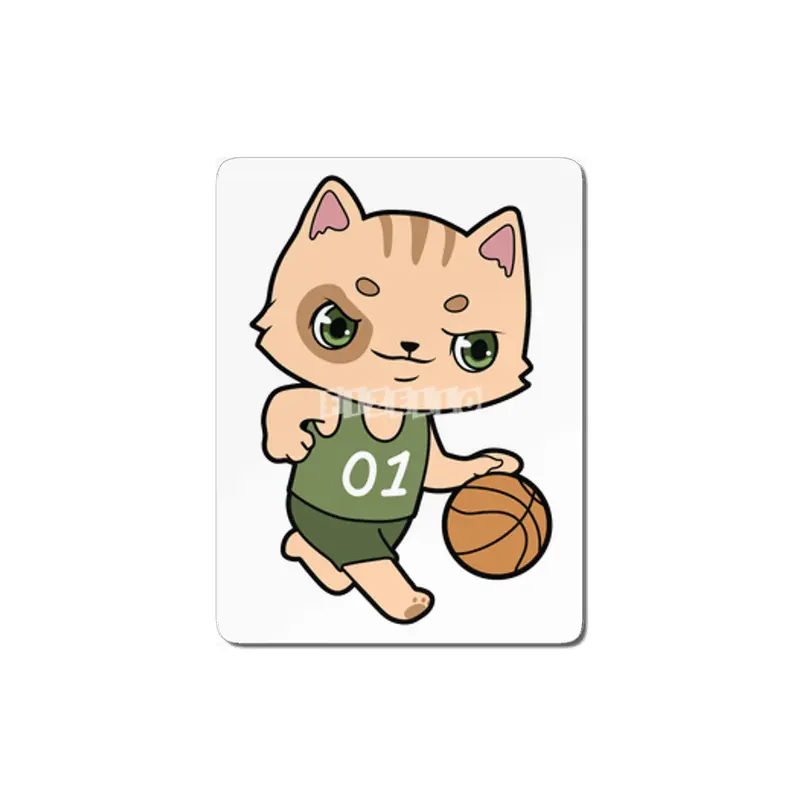 Cat at Basketball Sports MDF Tablo